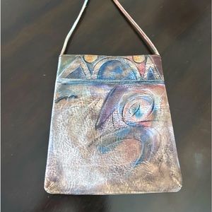 Multi colored small crossbody bag
